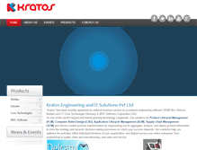 Tablet Screenshot of kratosengineering.com